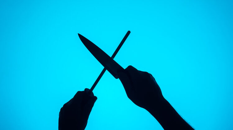 Cómo afilar cuchillo jamonero sin afilador